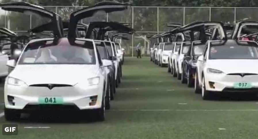 En plena expansión oriental Tesla se ha llevado un Guinness World Record bastante curioso