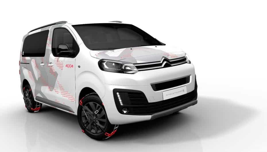 SpaceTourer 4X4 Ë Concept: El vehículo de ocio perfecto según Citroën