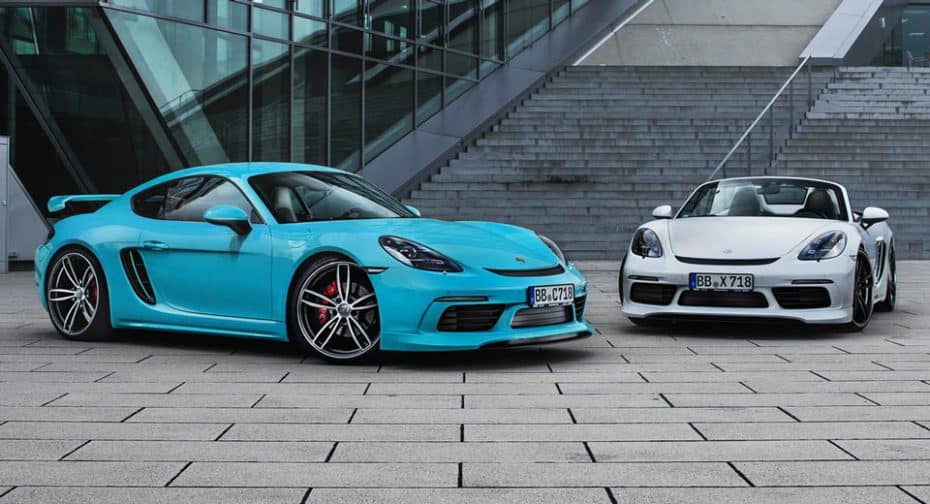 TechArt echa más leña al fuego a los Porsche 718 Cayman y Boxster: Destino el Salón de Ginebra 2017