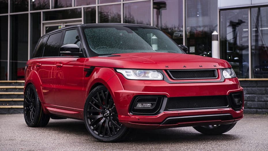 ¡Todo al rojo! Kahn Design asaltará el Salón de Ginebra con este imponente Range Rover RS Pace