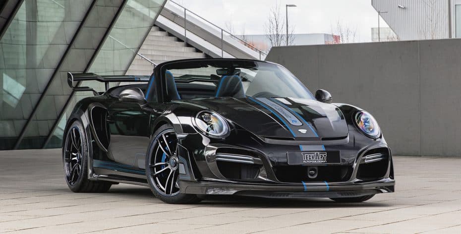 Ojo al GTstreet R Cabriolet de Techart: Así es el Porsche 911 Turbo más radical que jamás has visto