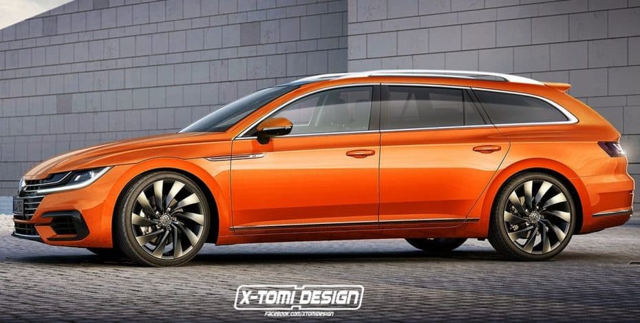 ¿Te encanta el Volkswagen Arteon? Juzga tú mismo esta versión familiar que podríamos llegar a ver