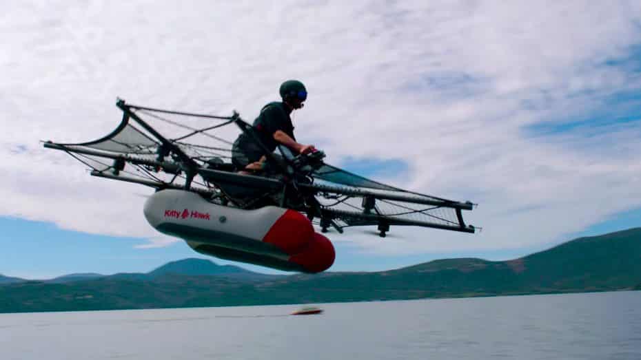 El cofundador de Google nos sorprende ahora con un coche volador: Su nombre es ‘Kitty Hawk Flyer’