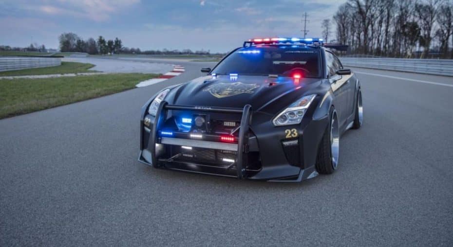 ¡Pero qué demonios!: Este Nissan GT-R es el vehículo policial definitivo