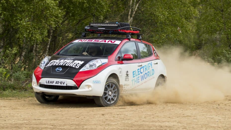 ¿Un eléctrico en un rally salvaje de más de 15.000 km? El Nissan Leaf se someterá el Rally de Mongolia