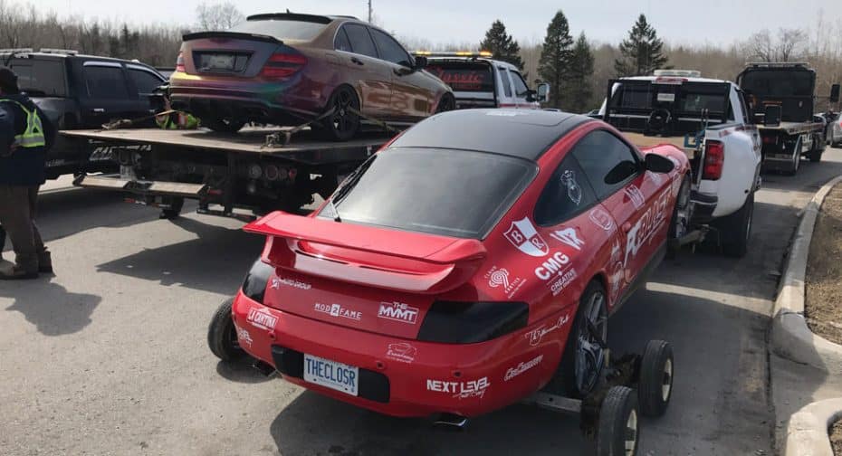 La policía de Ontario da un duro golpe a las carreras ilegales: Hasta 30 conductores detenidos