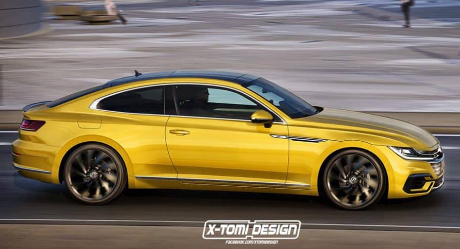 ¿Un Volkswagen Arteon Coupé? Así sería una tentadora alternativa del Audi A5