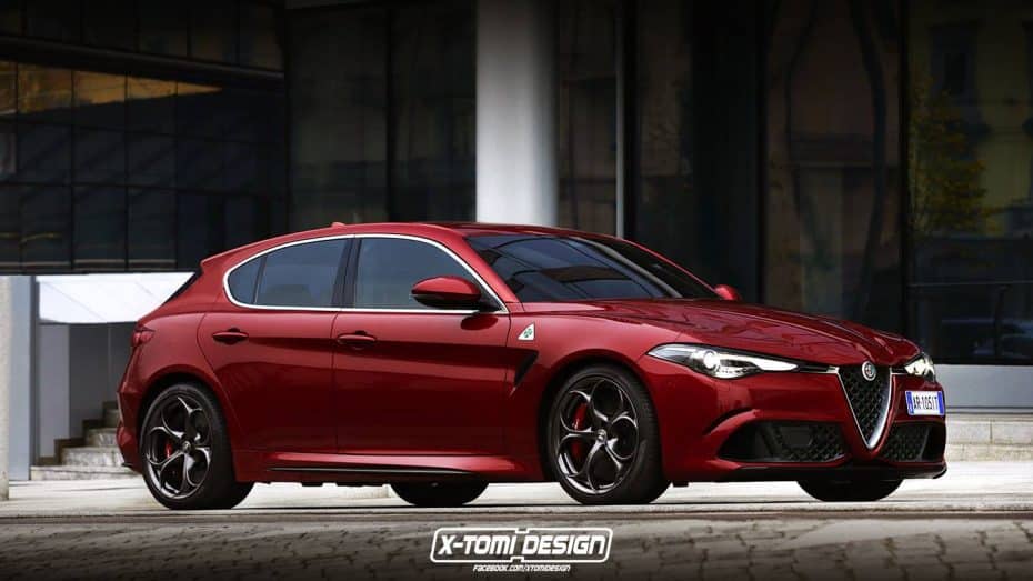 ¿Un Alfa Romeo Giulietta con toques del Stelvio y Giulia? Así sería y no pinta nada mal…