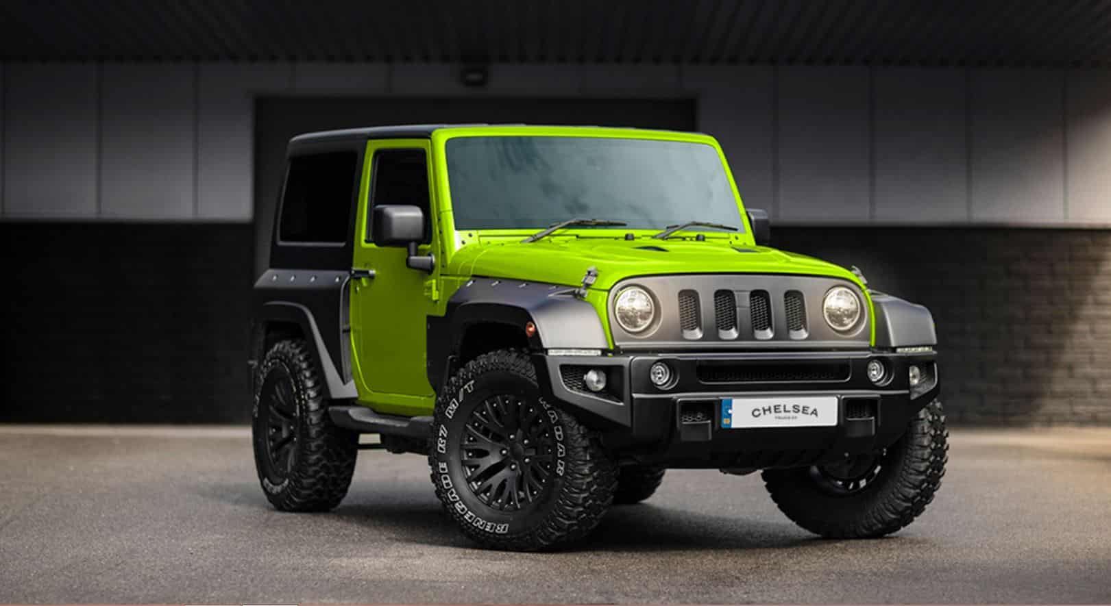 Un Jeep Wrangler con un toque a lo 'Hulk': Así es la última creación de  Kahn Design