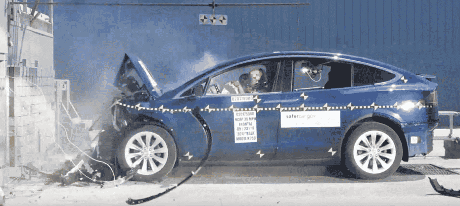 Desvelados los Crash Test del Tesla Model X ¿Es tan seguro como nos decían?