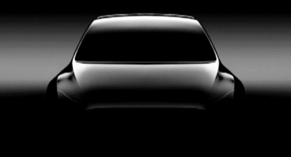 Esta es la primera imagen del Tesla Model Y, el SUV compacto de la compañía de Palo Alto