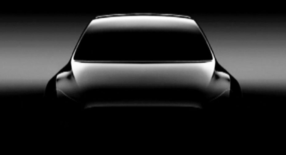 Esta es la primera imagen del Tesla Model Y, el SUV compacto de la compañía de Palo Alto