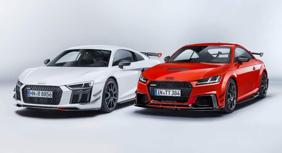 Los Audi TT y Audi R8 ahora más salvajes gracias a las Sport Performance Parts