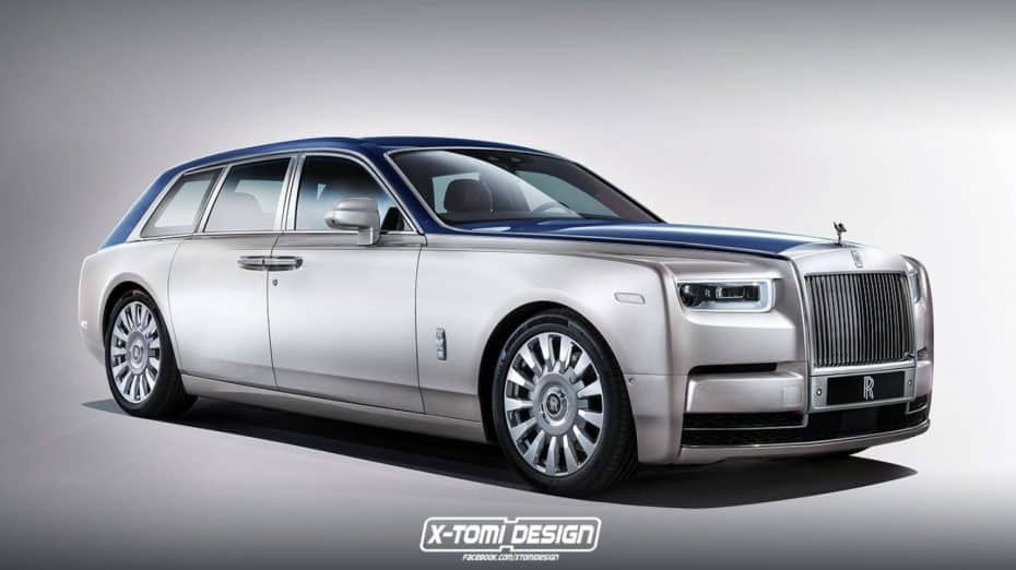 Pues la versión «Wagon» del Rolls-Royce Phantom tiene su puntillo…