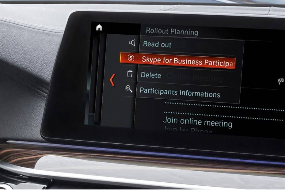 ¡Las videoconferencias de Skype llegan a tu BMW! Ahora disponibles desde la plataforma iDrive