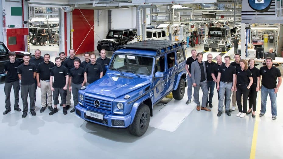 Mercedes produce la unidad 300.000 del Clase G: Un icono con 38 años