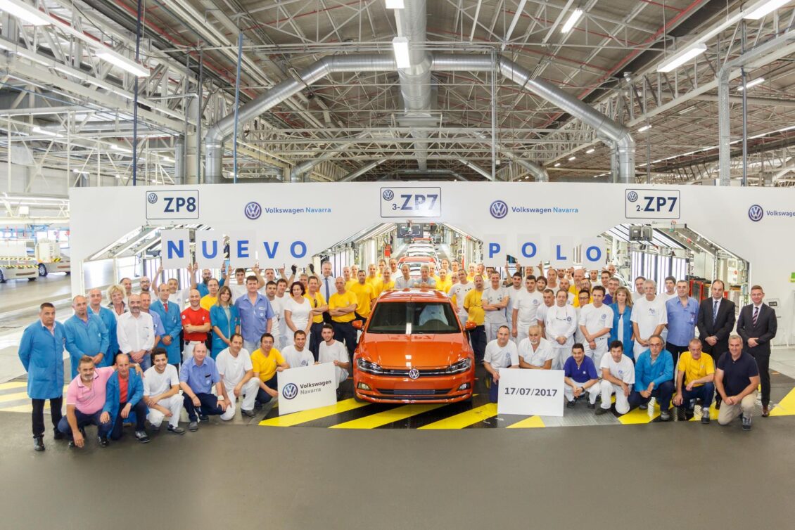 Sale de Navarra la primera unidad del nuevo Volkswagen Polo