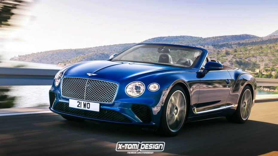 Un Bentley Continental GT Convertible sólo podría ser perfecto: A ver qué te parecen estos render