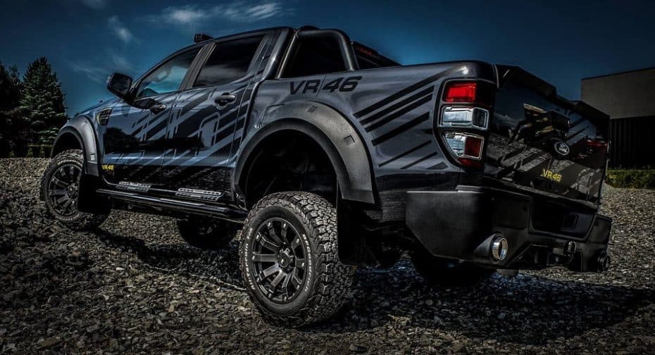 Carlex Design, MS-RT y Valentino Rossi han unido sus fuerzas para crear este salvaje Ford Ranger