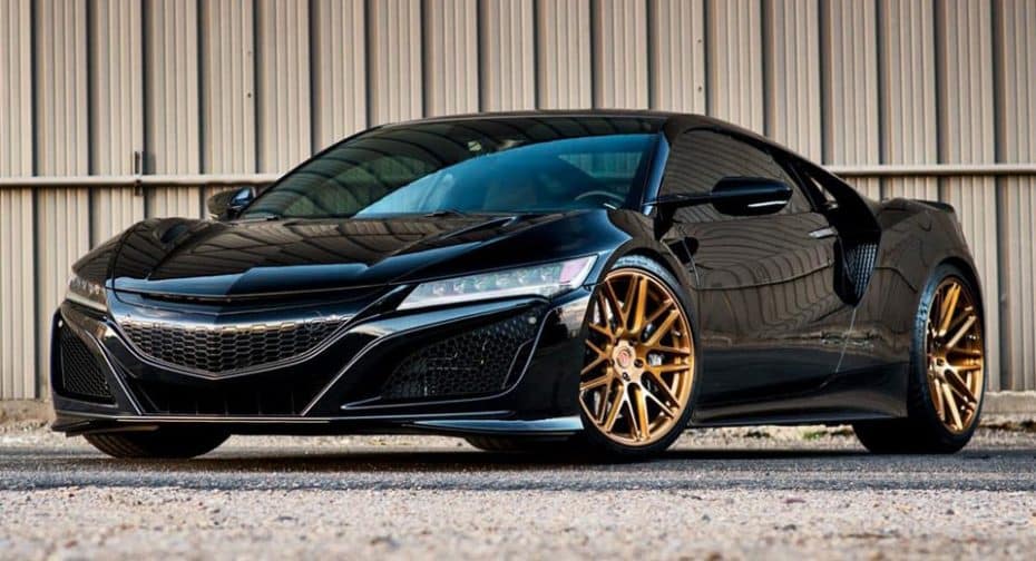 Con leves retoques y un nuevo juego de llantas, el Honda NSX puede ser realmente espectacular…