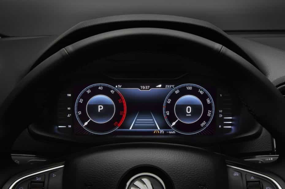 El Škoda Karoq será el primer modelo de la marca en equipar el panel de instrumentos digital personalizable