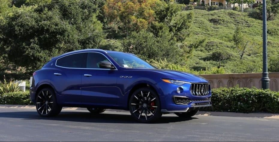 Dieta rica en fibra de carbono para el Maserati Levante por cortesía de Larte Design