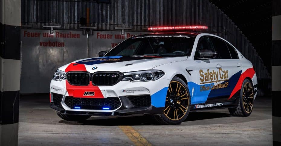 Así es el nuevo Safety Car de MotoGP: El BMW M5 se pone guapo y se estrenará en Valencia