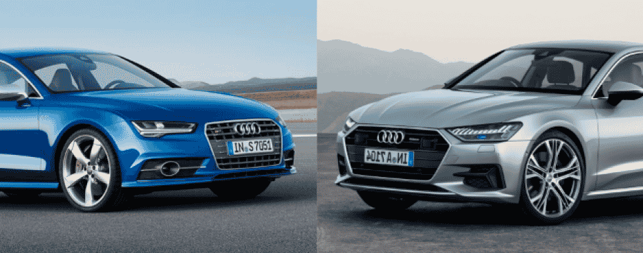 Comparación visual: Juzga tú mismo cuánto ha cambiado el nuevo Audi A7 Sportback