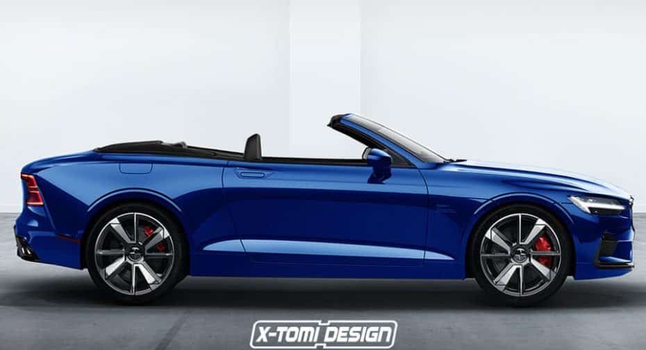 ¿Sería el Polestar 1 el descapotable perfecto?: A ver qué te parecen estos render
