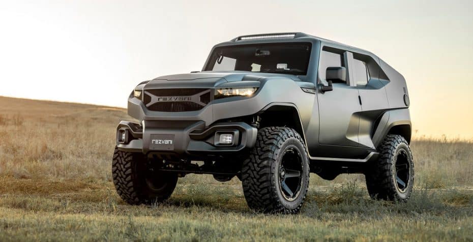 Te presentamos el Rezvani Tank: Un SUV futurista con más de 500 CV y visión nocturna