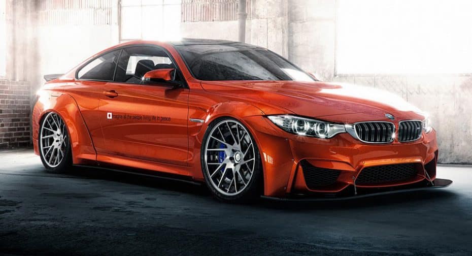 Liberty Walk ha transformado este BMW M4 para acaparar tu atención, y lleva un mensaje muy especial…