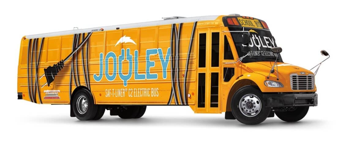 El mítico autobús escolar americano de color amarillo, ahora será 100% eléctrico
