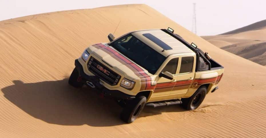 GMC nos presenta el Desert Fox Concept: Un monstruoso pick-up de aire retro listo para la aventura