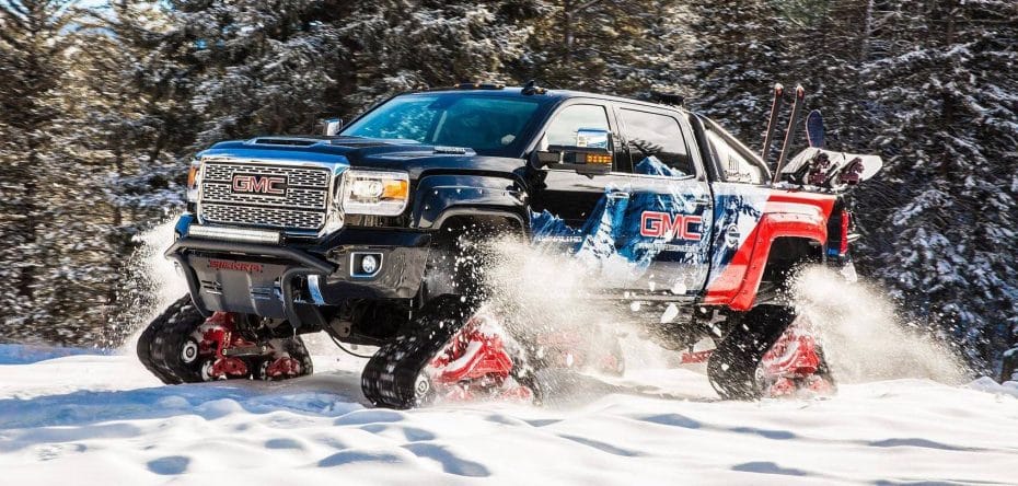 Este GMC Sierra 2500HD All Mountain Concept es ‘El abominable hombre de las nieves’ ¡Bestial!