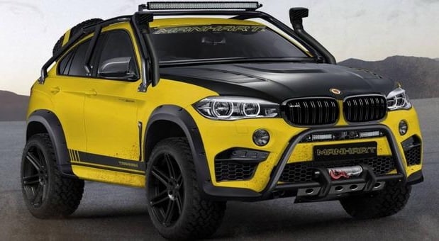 Así es el Manhart MHX6 Dirt² Concept: Un monstruoso X6 del que solo se fabricarán 5 unidades