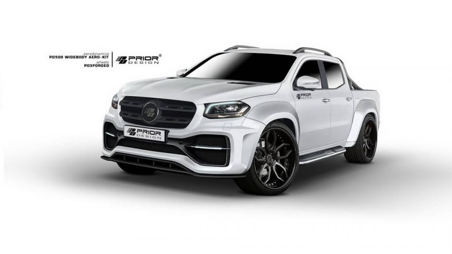 A falta de un Mercedes-Benz Clase X AMG, Prior Design te hace esta salvaje propuesta para el pick up