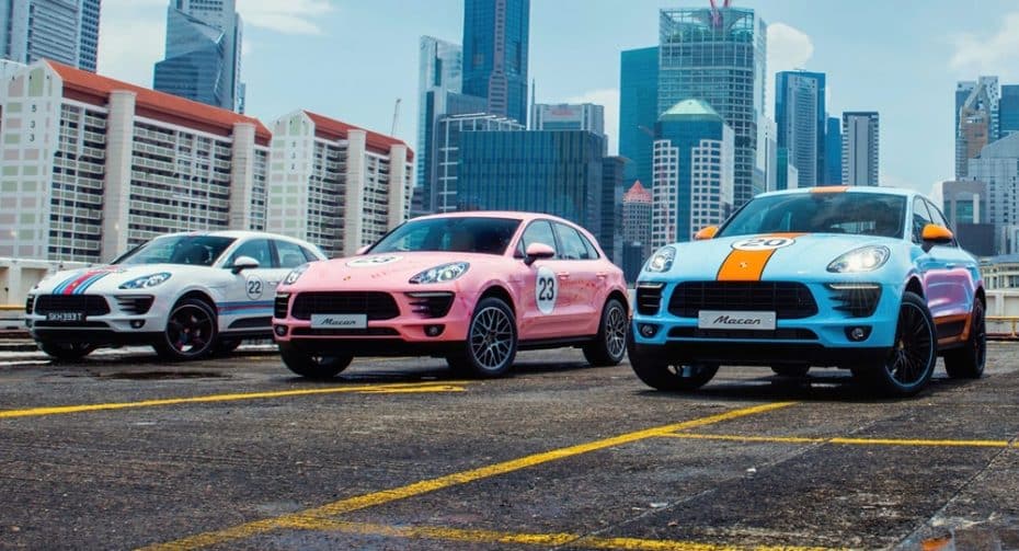 Los colores más míticos de Porsche en la competición, ahora en el Macan