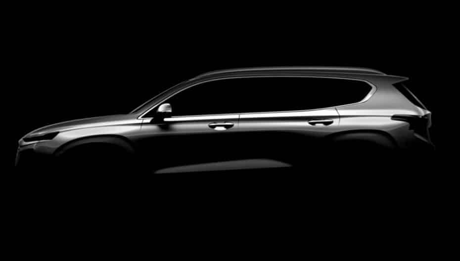 Esta es la primera imagen oficial del nuevo Hyundai Santa Fe: Más empaque y seguridad