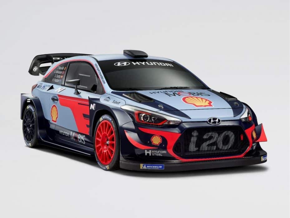 Hyundai nos muestra el i20 WRC para 2018: Sutiles mejoras aerodinámicas, misma plantilla