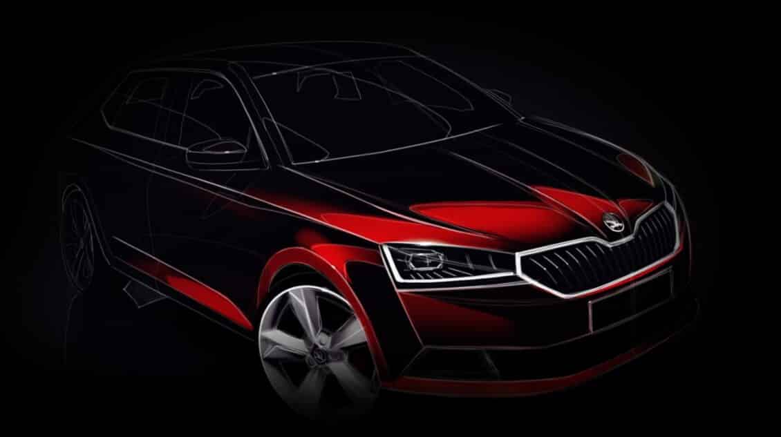 ¡Oficial!: Primer anticipo del aspecto del renovado Skoda Fabia