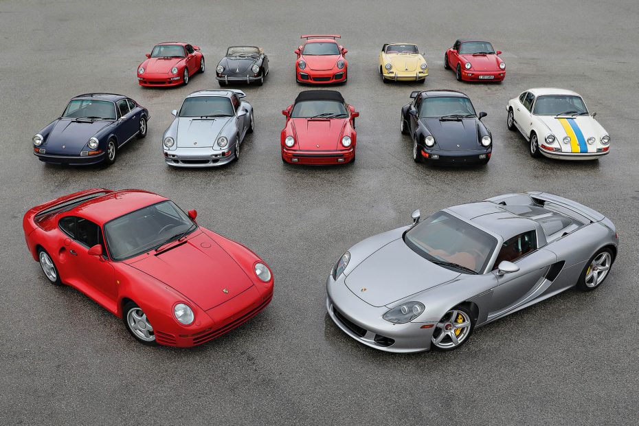 La colección definitiva de Porsche sale a subasta: Desde un Carrera GT hasta un GT3 RS