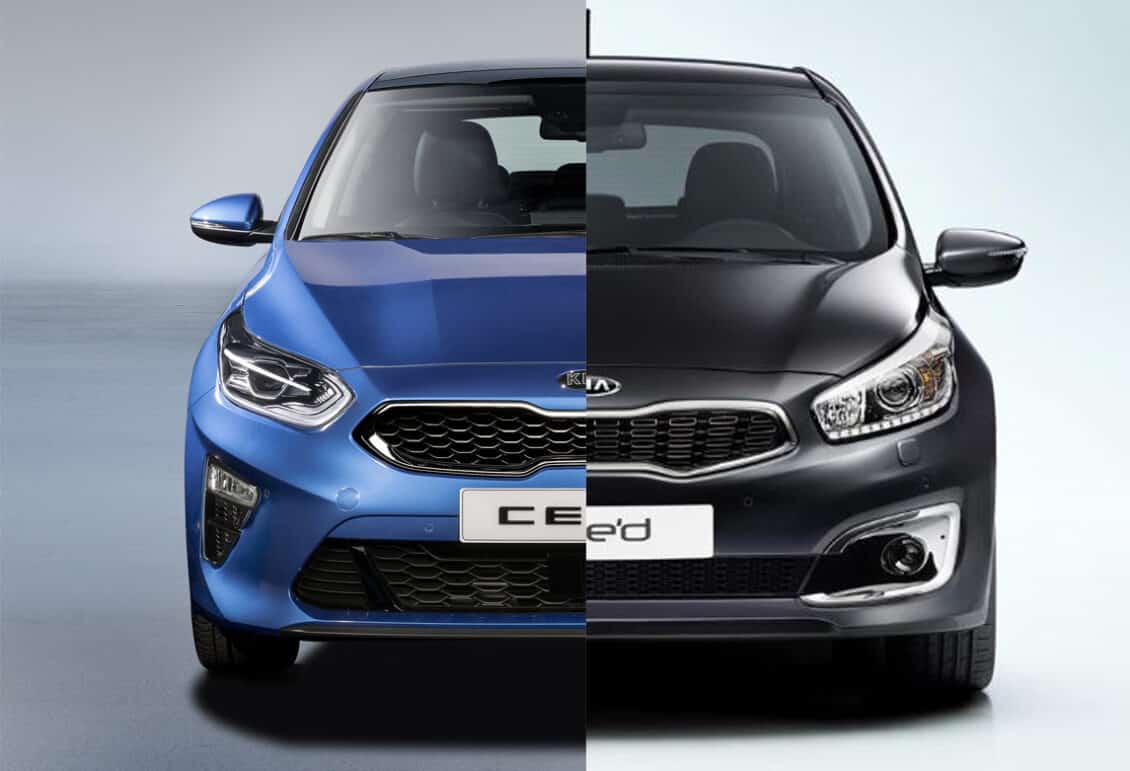 Comparación visual: Juzga tú mismo cuánto ha cambiado el nuevo Kia Ceed