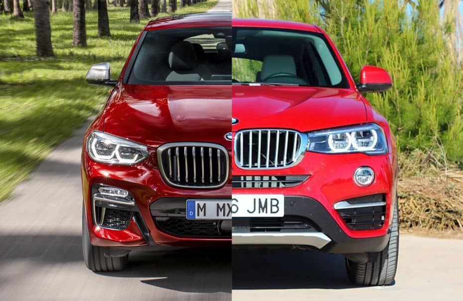 Comparación visual: Juzga tú mismo cuánto ha cambiado el nuevo BMW X4