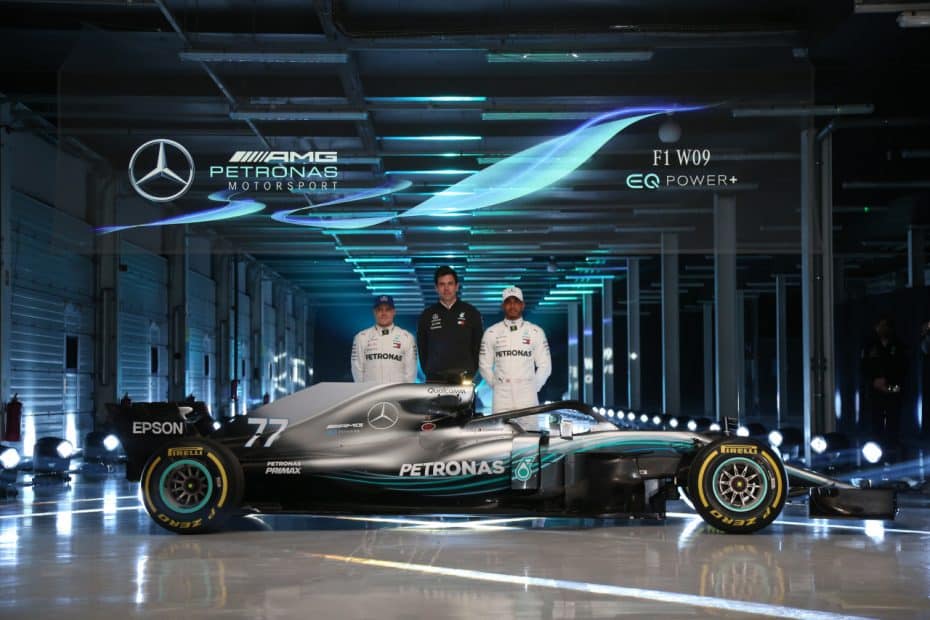 Así es el nuevo Mercedes F1 W09: La nueva máquina de Lewis Hamilton al descubierto