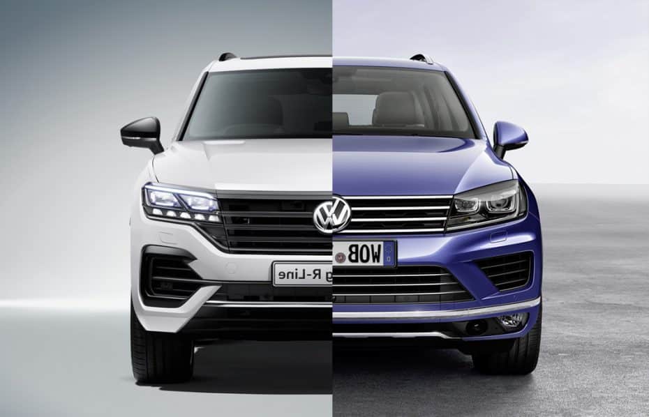 Comparación visual: Juzga tú mismo cuánto ha cambiado el nuevo Volkswagen Touareg