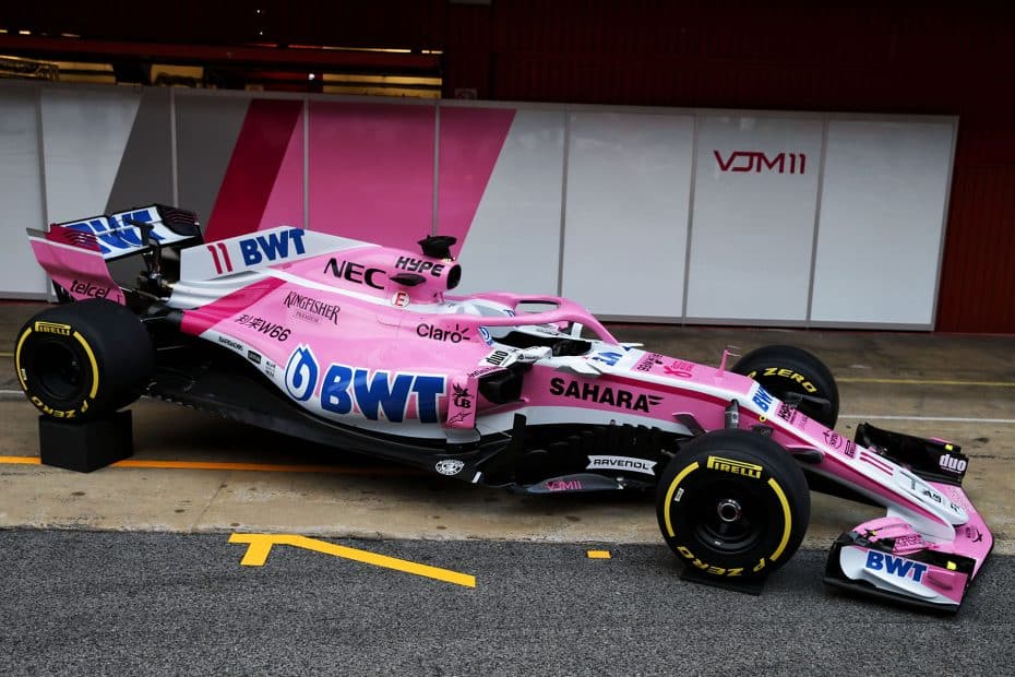 Así es el Force India VJM11: La nueva ‘Pantera Rosa al descubierto’ para la temporada 2018