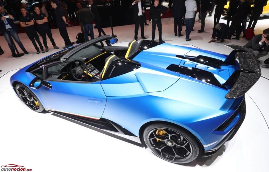 ¡Directo! Lamborghini Huracán Performante Spyder: Un V10 de 5,2 litros con aspiración natural y sin techo