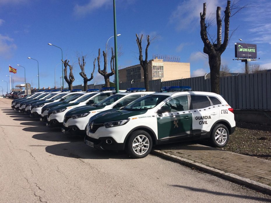 La Guardia Civil recibe 180 unidades del Renault Kadjar