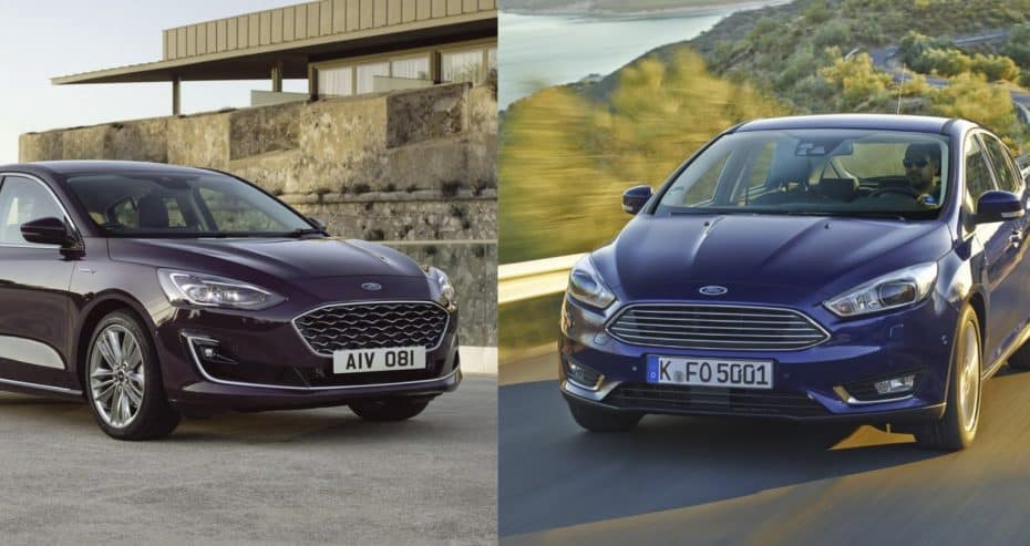 Comparación visual: Juzga tú mismo cuánto ha cambiado el nuevo Ford Focus