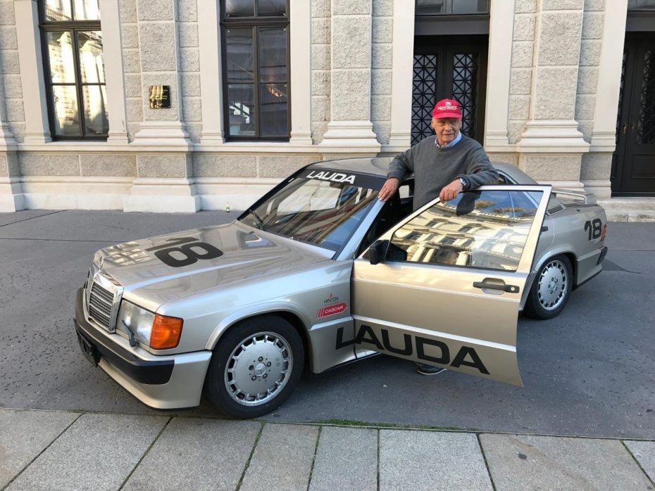 A la venta este Mercedes-Benz 190 E 2.3-16 de Niki Lauda con el que compitió en Nürburgring